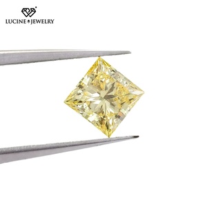 Lucine le meilleur diamant jaune fantaisie taille princesse et diamant durable certifié fantaisie jaune taille princesse - Product Image 2