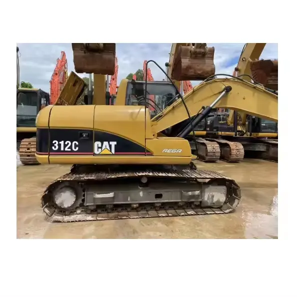 EXCAVATRICE UTILISÉE CAT 312C bon marché de vente chaude Le matériel de construction avec la bonne condition de travail a utilisé l'excavatrice à vendre