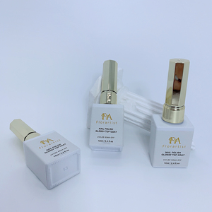 Profesional Air Dry Glossy 15ML UV top coat proveedor de uñas base transparente personalizada top coat UV LED gel esmalte de uñas para suministros de uñas - Product Image 2