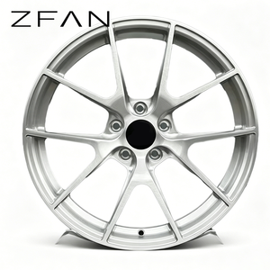 Cerchi da Corsa ZFAN in Alluminio Forgiato Multirazze Argento Spazzolato Concavi Profondi Leggeri per M3/M4/M5 E92/E93 - Product Image 1