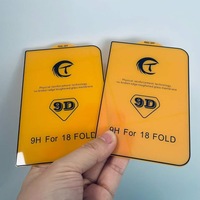 Protection d'écran en verre trempé 9D grand arc pour iPhone 18 Duo Fold 18 Pro Max, film protecteur anti-rayures anti-lumière bleue