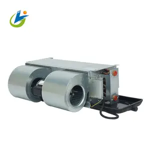 Unité horizontale de bobine de ventilateur d'eau réfrigérée cachée de la CE pour le système de la CAHT