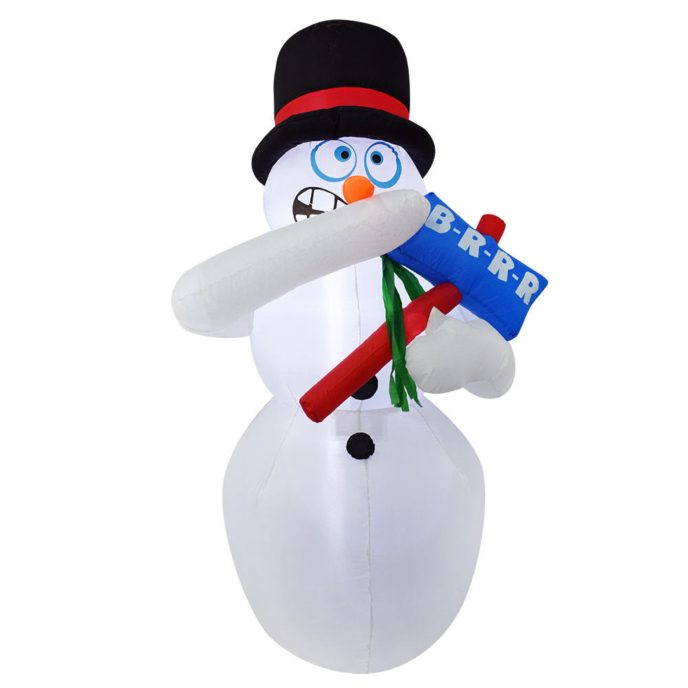 Bonhomme de neige gonflable de Noël frissons de 7FT