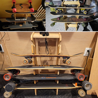 En bois sans vis articles de sport planche à roulettes présentoir planche de surf support de stockage planche à roulettes support de sol présentoir