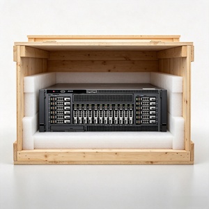 Serveur rack 4U PowerEdge R930 d'occasion, 4 processeurs E7-4809 V4, 256 Go (32 Go x 8), 8 disques durs 1 To SASH730P RAID, 1100 W, 4 blocs d'alimentation, 4 cartes mères, 24 baies 2,5 pouces. 4 prises - Product Image 6