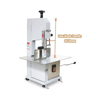 Machine à découper les os et la <span class=keywords><strong>viande</strong></span> congelée électrique en acier inoxydable HELAXEN, 220V, portable, pour restaurant, cube, désossage de l'agneau - Product Image 2