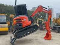 Excavatrice Offre Spéciale originale du Japon Kubota KX155 mini excavatrice utilisée Kubota U20 U25 U30 KX161 KX163 KX165 KX185 à vendre en stock