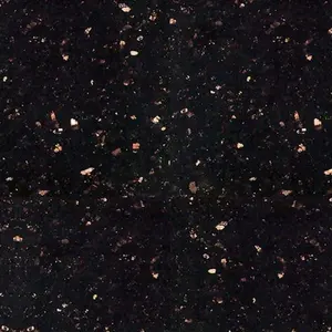 India Black Galaxy Black Gold Granite Tiles Slabs Kitchen Counter Tops Wall Floor