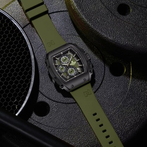 Montre à quartz pour homme NAVIFORCE NF8070, sportive, étanche, cadran en alliage de forme tonneau, décontractée, pour couple, lumineuse - Product Image 4