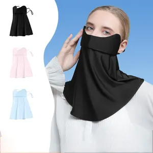 FF1147 UPF50 Summer Outdoor Activities Cooling Face Mask Golf Bandanas avec boucles d'oreille Protection UV Face Cover