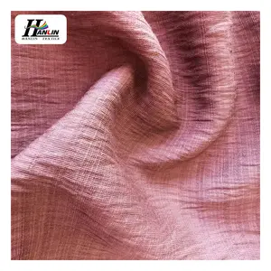 Nouveaux articles en nylon rayonne polo tissu en lin pour T-shirts du marché indonésien