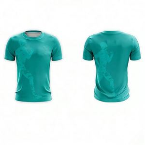 New Design Custom 100% Polyester Men's Best Selling Shirts Blanks Short Sleeve Wholesale Sublimation Print Breathable Dry <b>Tshirt</b> - Product Image 5