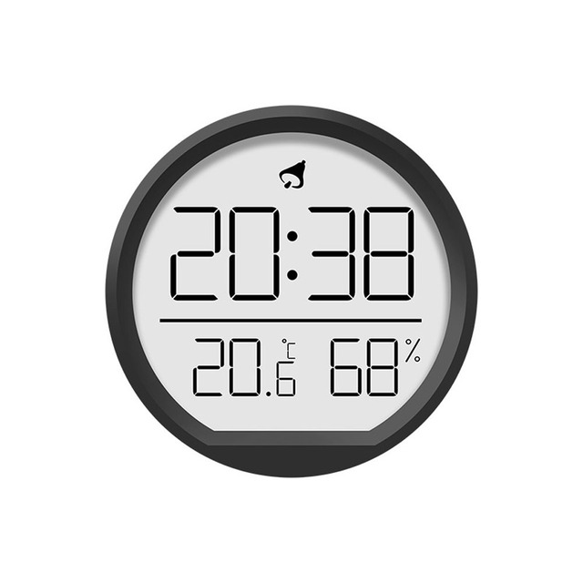 Smart Table Clock for Home Kitchen Digital Date/Time/Temperature/Humidity Display with Alarm in Bedrooms for Indoor Use