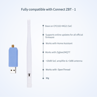 Dongle USB Zigbee 3.0 (Stick) Coordinateur EFR32MG21 pour Home Assistant, Zigbee2MQTT, ZHA, OpenThread, Contrôle par application, Électronique et Informatique
