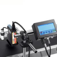 Nouvelle imprimante à jet d'encre TIJ miniature 12,7 mm haute vitesse 40 m/min, machine de codage de date d'expiration pour boîtes en carton, sacs en plastique, usage industriel