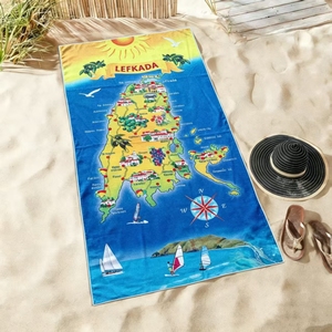 Toalla de <span class=keywords><strong>Playa</strong></span> de Microfibra Personalizada, Suave y Altamente Absorbente, de Secado Rápido, para Uso en Verano - Product Image 2