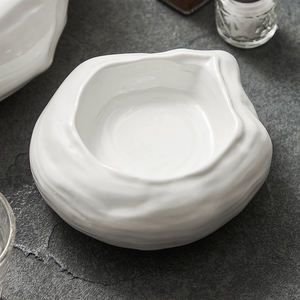 Assiettes Poignées Fruits de Mer Plat <span class=keywords><strong>Escargot</strong></span> à Pied Cuisson Barbecue Céramique <span class=keywords><strong>Assiette</strong></span> Blanche - Product Image 5