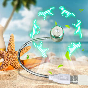 Ventilador LED con Mensaje Personalizado USB para Decoración de Bodas y Fiestas - Product Image 5