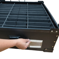 Boîte en carton ondulé PP antistatique personnalisée avec doublure en mousse ESD, bac de manutention en plastique durable pour composants électroniques