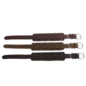 Op Maat Gemaakte Nieuwe Brede Koeienhuid Anti Wurging Hondenhalsband Verstelbare Premium Leren Hondenhalsband Voor Middelgrote En Grote Honden - Product Image 4