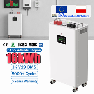 16kWh 314Ah เกรด A 51.2V LiFePO4แบตเตอรี่ JK V19 BMS 2A แนวตั้งพร้อมเครื่องทำความร้อนแบตเตอรี่เก็บบ้าน - Product Image 1