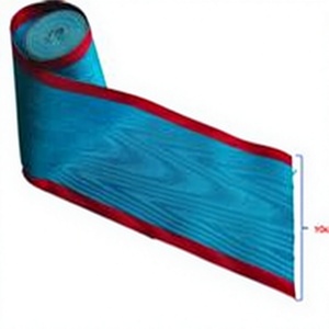 Ruban moiré bleu et rouge - Product Image 1
