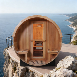 Tùy Chỉnh Phòng Tắm Hơi Pod Sang Trọng Sân Sau Phòng Tắm Hơi Viên Nang Nhà Ngoài Trời Tắm Hơi Thùng Cho Spa Cắm Trại - Product Image 2