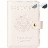 Portefeuille de voyage JIANJI personnalisé en similicuir, multi-fentes pour cartes, grande capacité, blocage RFID, fermeture ouverte, solide