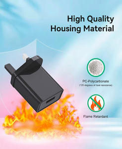 Hochwertiges Elektrisches 5V/1A USB-Ladegerät Feuerfest UK-Stecker für Kopfhörer Mobiltelefone Kameras Smartwatches OTP OVP OCP - Product Image 3
