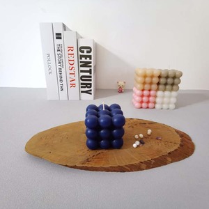 Velas Aromáticas en Forma <span class=keywords><strong>de</strong></span> Cubo para el Hogar, 5.4 oz, Decoración Estética para Habitaciones, Regalos Decorativos en Forma <span class=keywords><strong>de</strong></span> Pastel - Product Image 4