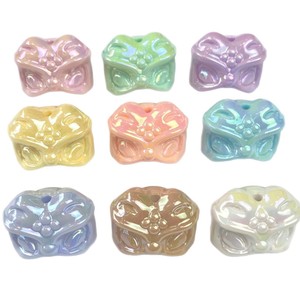 Perles en acrylique couleur unie électroplaquées UV, forme irrégulière, motif Lion Éveil, pour DIY, chaînes <span class=keywords><strong>de</strong></span> té<span class=keywords><strong>l</strong></span>éphone portable, bracelets, cordons et stylos - Product Image 5