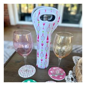 Bolsa de Neopreno Reutilizable Personalizada para 2 Botellas de Vino, Bolsa Protectora Aislada para Botellas de Vino de 750 ml - Product Image 5