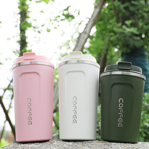 Custom 380ml/510ml Double Wall Stainless Steel Insulated Travel Coffee <strong>Mug</strong>/Cup Leakproof Vacuum <strong>Warmer</strong> Lid Cold Thermal - Product Image 2