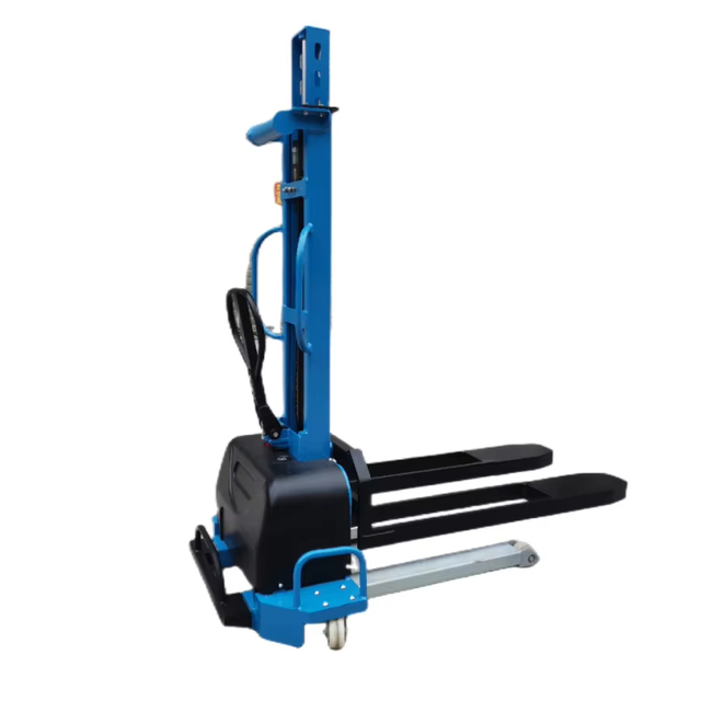 Weliftrich Semi Electric 500kg 700kg 1000kg 1300mm Self Lifting Stacker Loader