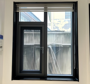 Finestra Moderna in Lega di <span class=keywords><strong>Alluminio</strong></span> per Esterni con Persiana Elettrica Orizzontale e <span class=keywords><strong>Isolamento</strong></span> <span class=keywords><strong>Termico</strong></span> - Product Image 2