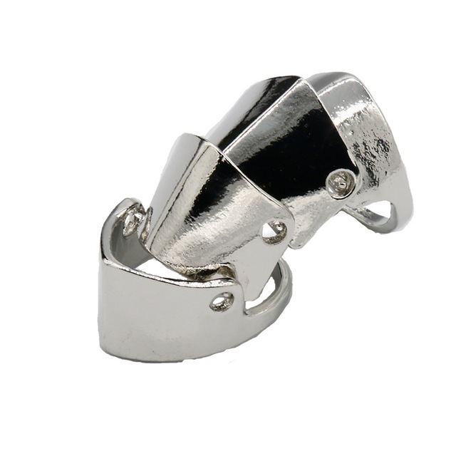 Wholesale Price Hot Selling Jewelry Retro Punk Design Knight Armor Finger Activity Ring