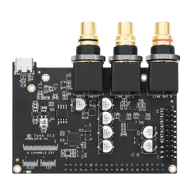 GGDX Khadas Tone Board ES9038Q2M USB DAC Hi-Res Audio Development with XMOS XU208-128-QF48