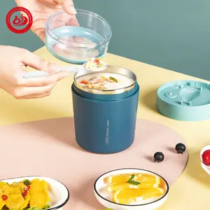 1pc Stainless Steel Insulated Food Bowl, Insulated Food Container, Soup  Cup, Portable Lunch Box, Breakfast Mug