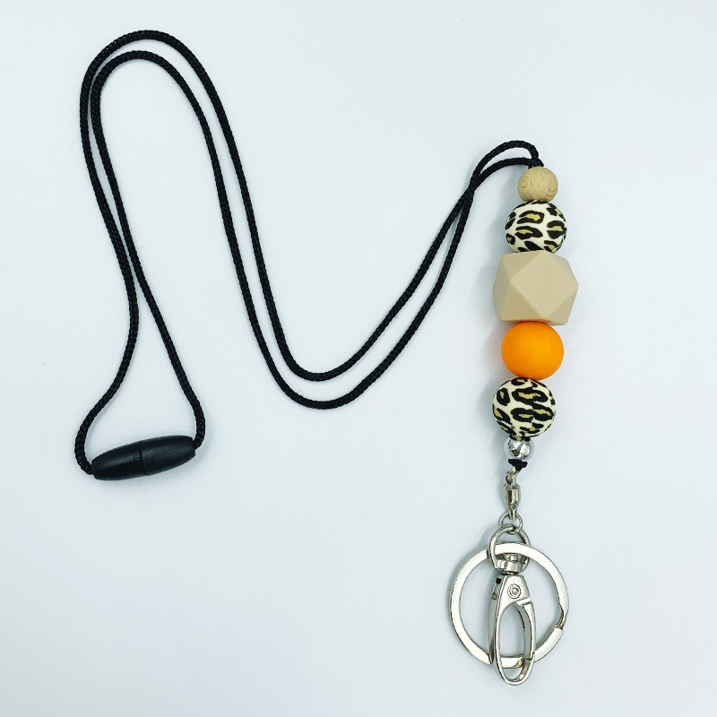 Waterproof Durable Fashionable Silicone Lanyards with Custom Logo Printing for ID Cards & Certificates