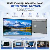 LM270WQG-SSA1 27 Zoll IPS QHD TFT LCD Bildschirmmodul 2560x1440 In-Cell Touch USB 75Hz LVDS 92 Pin für OEM Eingebettete Geräte