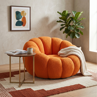 Canapé paresseux Yog pour salon et chambre, fauteuil lounge moderne, gain de place, tissu pelucheux, ultra doux, luxe léger, siège individuel personnalisable