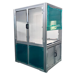 Cadre en aluminium industriel d'extrusion de structure métallique de bâtiments d'entrepôt fait sur commande - Product Image 4