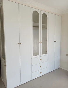 Meubles de chambre à coucher modernes de style crème française armoire pliante autoportante durable pour appartement maison hôtel salle à manger - Product Image 4