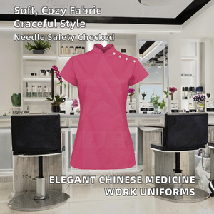 Accesorios de Medicina Tradicional China Estilo Chinoiserie, Elegantes para Salón de Belleza Femenino, Uso Hospitalario, Tela de Spandex/Poliéster - Product Image 2