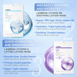 LANBENA nuova vitamina C ollagen viso viso per le donne foglio di maschera per il viso - Product Image 3