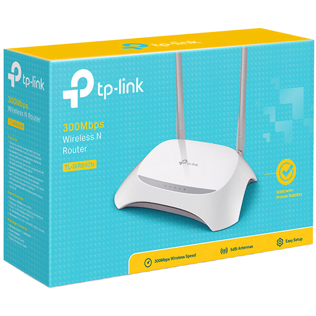 English Version TP-Link 300M Dual-Band Wireless Router with Ethernet Port Home WiFi Wall-Penetrating TL-WR841N