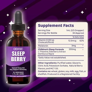 Gotas Líquidas de Marca Privada OEM/ODM, Gotas Líquidas para Dormir de Marca Privada, Gotas Líquidas de Vitaminas Sin Azúcar para Dormir Bien - Product Image 5