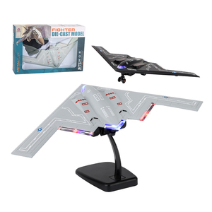 Diecast Simulation Alloy Fighter B2 <strong>Rafale</strong> Model Sound and Light Pullback Aviation Kids Aircraft Model <strong>Plane</strong> - Product Image 1
