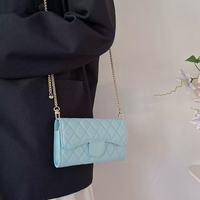Portefeuille de luxe pour femme avec compartiment téléphone pour iPhone 17 16 15 14 13 Pro Max, portefeuille porte-cartes, sac à main, pochette de téléphone à bandoulière avec chaîne