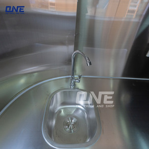 Food Truck in Alluminio per Ristorazione Completamente Attrezzato, Chiosco <span class=keywords><strong>Mobile</strong></span> Prefabbricato per Sandwich, Taco e Caffè - Product Image 4